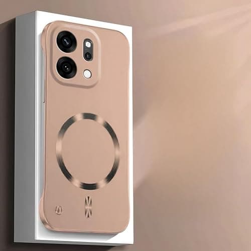 For Oppo Reno 14 Pro 5G Case,Raised Camera Lens Protection,Ultra Slim,without Edges,Support Wireless Charging,Magnetic Solid Color Premium Shockproof Protective Oppo Reno 14 Pro Cover,Pink on Amazon.ae - Price Tracker