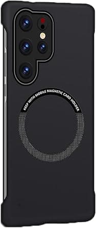 Magnetic Case for Samsung Galaxy S25 Ultra 5G case, [Frameless Case] Compatible with Wireless Charging, Ultra-Thin and Anti-Scratch Protective Cover (Black, Samsung Galaxy S25 Ultra 5G) on Amazon.ae - Price Tracker