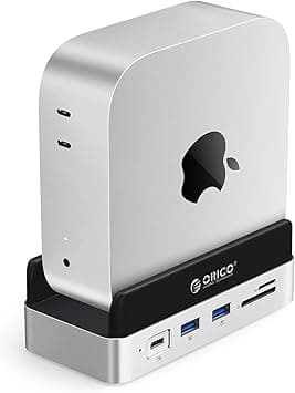ORICO MiniDock Compatibility with Mac Mini M4, 10-in-1 Aluminum USB C Hub with M.2 SSD Enclosure, 10Gbps USB-C & USB-A, 4K HDMI, Gigabit Ethernet, SD/TF Card Readers-VS10 - Amazon.ae Price Tracker