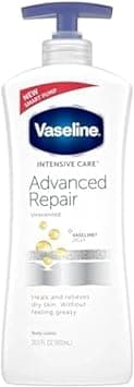 Vaseline Intensive Care Advanced Repair lightly Scented Repair Heals Dry Skin 600ml (U.K Product Imported) - Best Deal Finder
