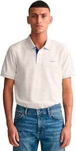 GANT Men 2062026-113 Contrast Pique Polo Shirt - Best Deal Finder