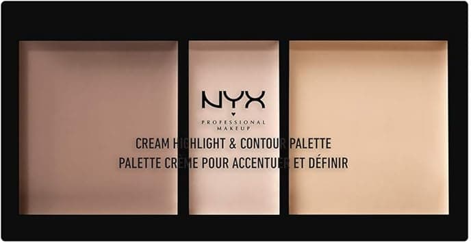 NYX Professional Makeup, Cream Highlight & Contour Palette - Light 01 on Amazon.ae - Price Tracker