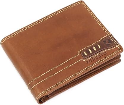 R Roncato Men’s Wallet in Premium Italian Cow Leather – Elegant Bifold with Coin Pocket, Card Slots & ID Holder on Amazon.ae - Price Tracker