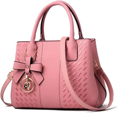 Purses and Handbags for Women Fashion Ladies PU Leather Top Handle Satchel Shoulder Tote Bags | Fashion on Amazon.ae - Price Tracker