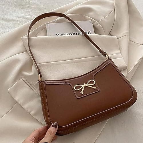Shoulder Bag for Women,Y2K Tote Bag for Women Handbag Shoulder Shopper Travel Purse with Zipper with Chain Strap on Amazon.ae - Price Tracker