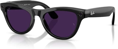 RAY-BAN Meta Gen 2 Skyler - AI Glasses for Men & Women - Shiny Black (1 Year manufacturer warranty) على Amazon.ae - متتبع الأسعار
