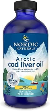 Nordic Naturals, Arctic Cod Liver Oil, Lemon, 8 fl oz (237 ml) على Amazon.ae - متتبع الأسعار
