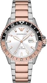 Emporio Armani Watch for Men, Quartz Movement and 42mm Case Size with Stainless Steel, Leather or Silicone Strap - Best Deal Finder