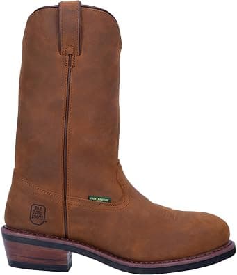 Dan Post Men's Albuquerque Waterproof Pull-On Work Boot Round Toe on Amazon.ae - Price Tracker