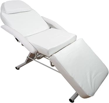 Facial Chair SPA Chair Massage Bed Lash Bed for Eyelash Extensions Massage Table with Trays (whtie) على Amazon.ae - متتبع الأسعار