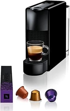 Nespresso Essenza Mini C30-EU2-BK-NE1 Capsules Espresso Machine, Black(C030BK) on Amazon.ae - Price Tracker