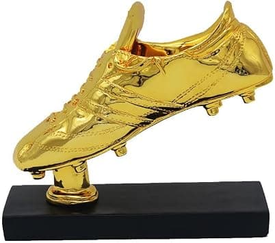 18k Golden Boot Trophy Award Shoes Replica The Best Player Trophy Cup Fans Souvenir Collectibles on Amazon.ae - Price Tracker