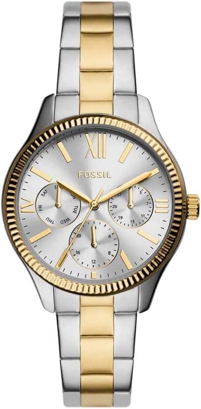 FOSSIL,WATCH,BQ3762,WOMEN,SILVER/GOLD,36MM,STAINLESS STEEL on Amazon.ae - Price Tracker