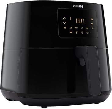 Philips Essential Airfryer XL - 6.2 L, Fryer without Oil, Rapid Air Hot Air Technology, Touch Screen, NutriU App with Recipes, 2000 W, ‎15 x 15 x 14 cm, Black (HD9270/90) on Amazon.ae - Price Tracker