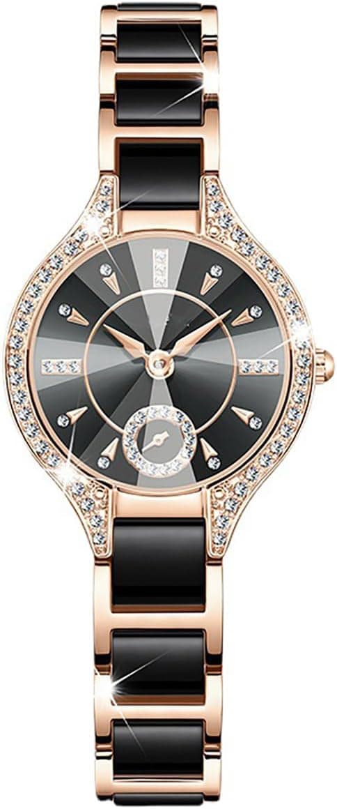 Luxury Womens Watch Gifts Rose Gold for Lady Female Elegant Wrist Watches Ladies Stylish Fashion Bracelet Watches on Amazon.ae - Price Tracker
