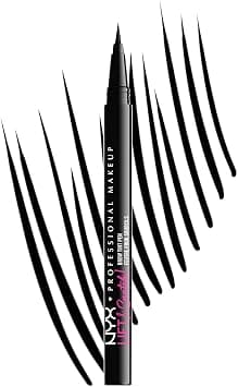 NYX Professional Makeup Lift & Snatch! Brow Tint Pen, Lifted Brow Look, Flexible Micro-Brush Tip, Smudge-proof, Transfer-proof, Shade - Black 10, 14 gm - Best Deal Finder