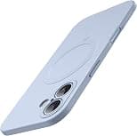 JETech Magnetic Case for iPhone 17 6.3-Inch Compatible with MagSafe, Camera Lens Full Protection, Soft TPU Protective Phone Cover with Matte Finish, Shockproof (Mist Blue) - Best Deal Finder