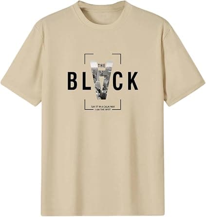 Lymio Men T-Shirt || T-Shirt for Men || Printed T Shirt || T-Shirt (B-Black) on Amazon - Best Deal Finder