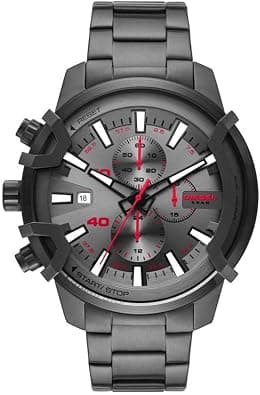 Diesel Griffed watch for men, Quartz/Chronograph Movement with Silicone, Stainless steel or Leather strap - Best Deal Finder