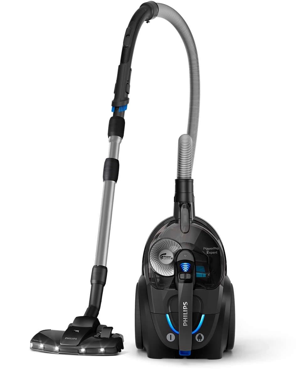 Philips PowerPro Expert Bagless Vacuum Cleaner - 900W, PowerCyclone 8, TriActive+ LED nozzle, 2L Dust Capacity, Black - FC9747/09 on Amazon.ae - Price Tracker