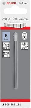 Bosch Power Tools CYL-9 Ceramic Tile Drill bit 6 mm, Silver - 2 608 587 161 - متتبع أسعار Amazon.sa