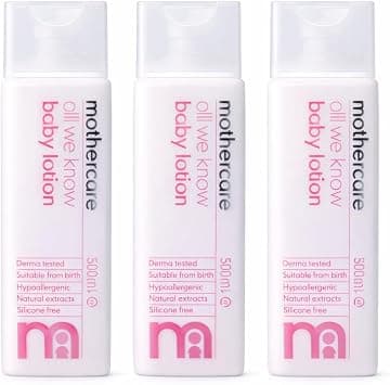 Mothercare All We Know Baby Lotion 300ml, Pack of 3 (900ml total) on Amazon.ae - Price Tracker