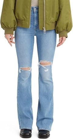 Levi's Women's 726 High Rise Flare Jeans (Also Available in Plus) - Amazon.ae Price Tracker