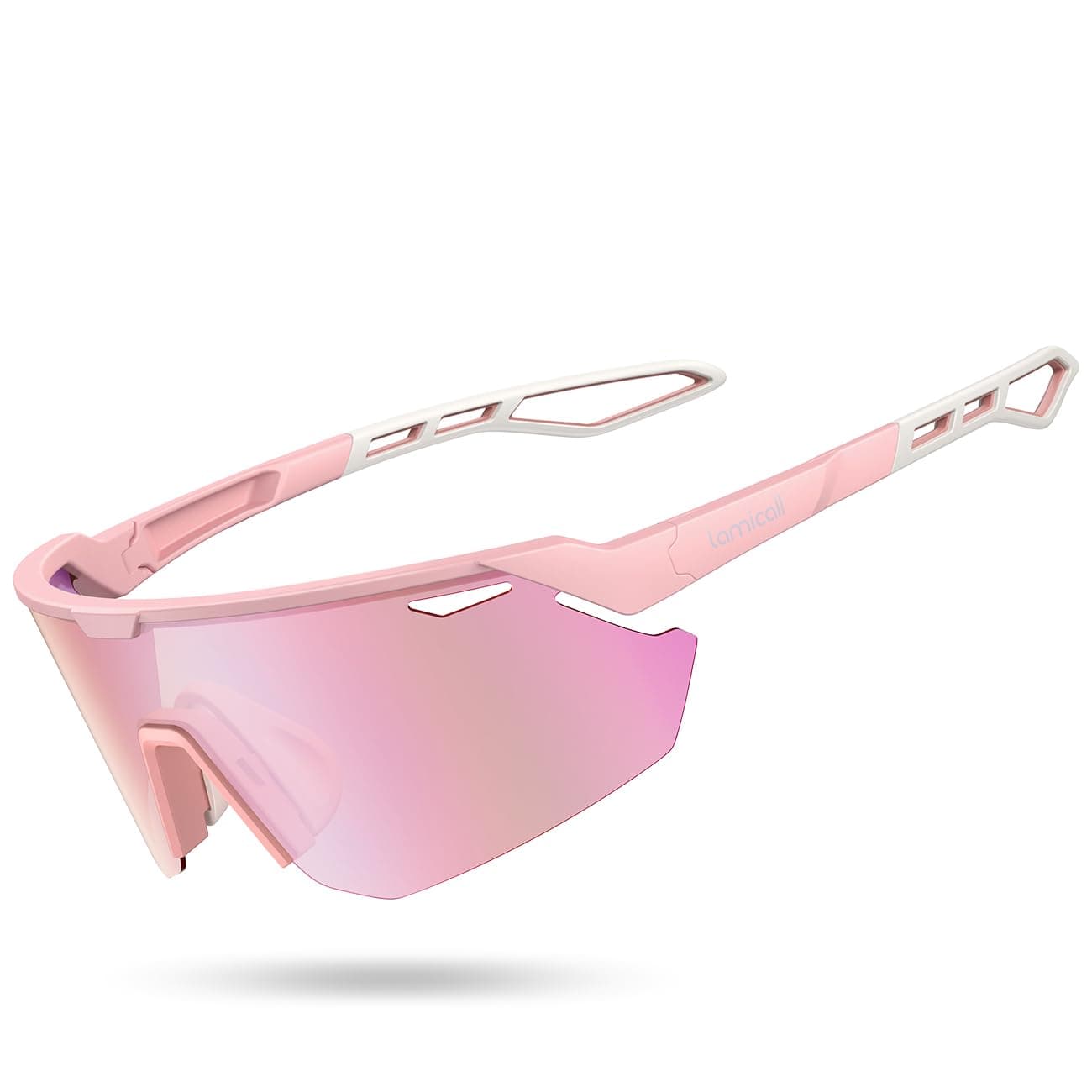 Lamicall 24g Polarized Sports Sunglasses for Men Women - [24g Ultralight] [Adjustable Nose Pad] UV400 Protection Sun Glasses for Running Cycling Baseball Fishing on Amazon.ae - Price Tracker