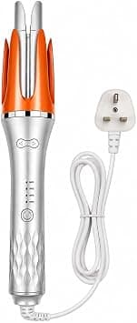 Automatic Curling Iron with 4 Temperatures Fast Heating, 2-Way Rotation, Automatic Shut-Off, Anti-Scald, Anti-Tangle Rotating for Hair Styling on Amazon.ae - Price Tracker