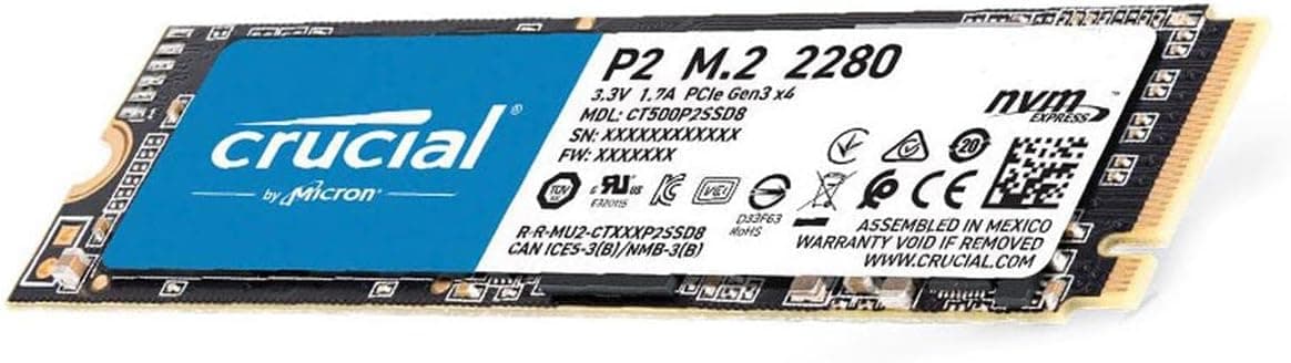 Crucial P2 250GB 3D Nand Nvme Pcie M.2 Ssd Up To 2400Mb/S - Ct250P2Ssd8 on Amazon.ae - Price Tracker