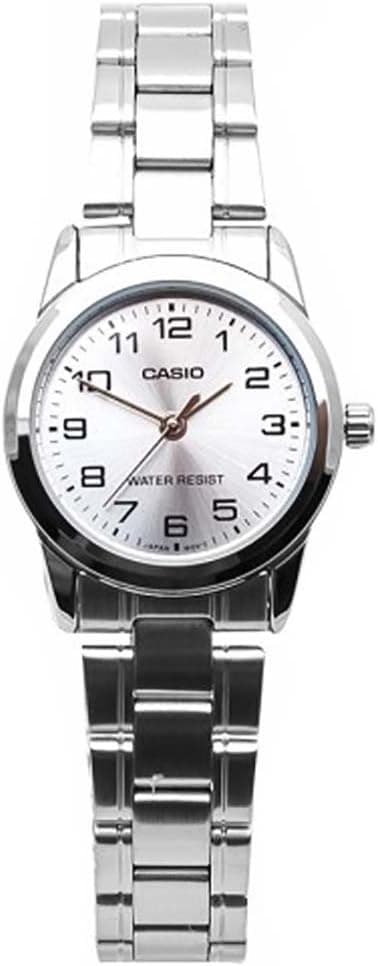 Casio Women's Watch - LTP-V001D-7BUDF Silver Dial, Silver Band on Amazon.ae - Price Tracker