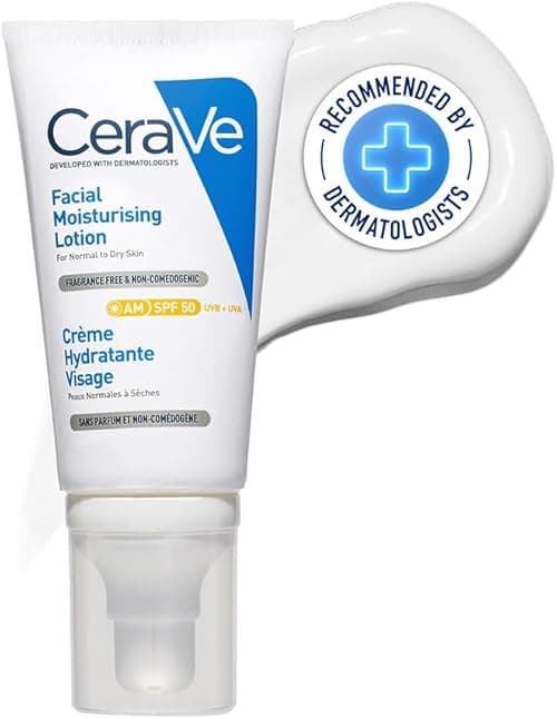 CeraVe AM Facial Moisturizing Lotion SPF50 for Normal to Dry Skin 52ml on Amazon.ae - Price Tracker