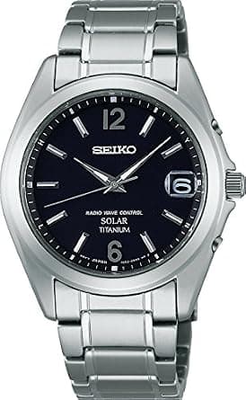 Seiko Selection Men's Titanium Solar Radio Watch on Amazon.ae - Price Tracker