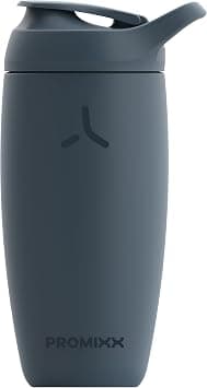 Promixx Pursuit Shaker Bottle Insulated Stainless Steel Water Bottle and Blender Cup, 18oz, Midnight Blue - Best Deal Finder