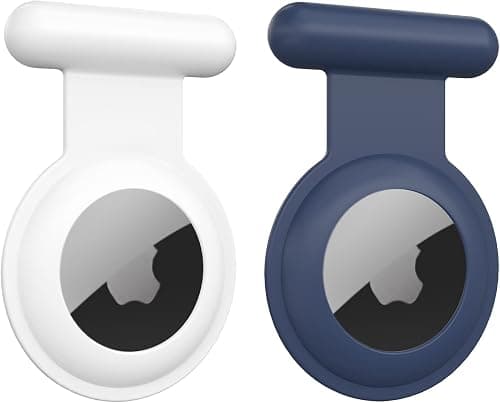 Jfadg Holder with Brooch Pin for AirTag, Hidden for AirTag Case for Clothing, Suitable for Kids, Elder, Better Substitute for AirTag Accessories of Necklace, Wristband, Bracelet, Watch (2 Pack) on Amazon - Best Deal Finder