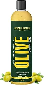 UrbanBotanics Pure Cold Pressed Olive Oil For Hair and Skin,250ml on Amazon.ae - Price Tracker