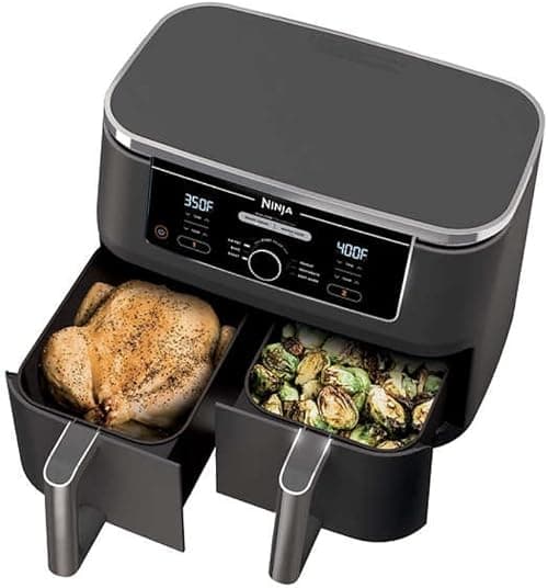 Ninja Foodi 6-in-1 10-qt. XL 2-Basket Air Fryer with DualZone Technology. Basket Air Fryer with 2 Independent Frying Baskets Match Cook & Smart Finish to Roast Broil Dehydrate on Amazon.ae - Price Tracker