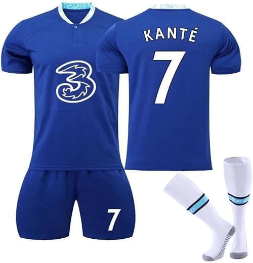 2022/23 Home CHE Football Jersey Kit– KANTE #7 Signed Edition–Soccer Uniform Set with Shorts,Socks&Knee Pads–Athletic Training Gift for Men,Youth&Boys(16–3XL) on Amazon.ae - Price Tracker