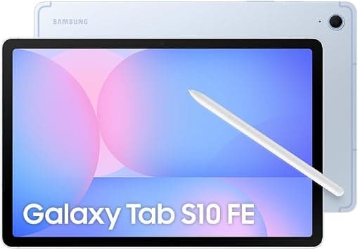 Samsung Galaxy Tab S10 FE w/S-Pen | 128GB, 8GB RAM, Wi-Fi Only | 10.9” LCD, WiFi 6E Android 15 Tablet, 4K Camera | International Model X520 | 25W Fast Charger Bundle (Blue) on Amazon.ae - Price Tracker