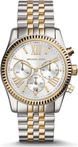 Michael Kors Women's Quartz Watch with Chronograph Quartz Stainless Steel Coated MK5955 - Best Deal Finder