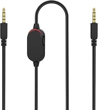 AW920H Detachable Gaming Headset Cable Replacement Nylon Braided Wire with Inline Mute Switch & Volume Controller for Alienware AW720H AW920H AW310H 988 Dell Gaming Headphones for Xbox PS4 Switch 1.7m on Amazon.ae - Price Tracker