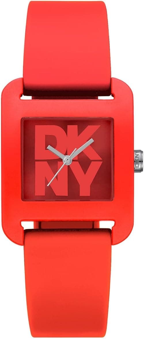 DKNY City Sport Analog Wrist Watch for Women, 28.5 mm x 36.5 mm Case Size, Red on Amazon.ae - Price Tracker