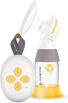 Medela Solo Single Electric Breast Pump, Quiet Operation, Chargeable with USB, Featuring PersonalFit Flex Shield and Medela 2-Phase Expression Technology على Amazon.ae - متتبع الأسعار