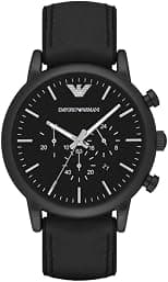 Emporio Armani watch for Men, Chronograph, Stainless Steel Watch, 46mm case size - Best Deal Finder