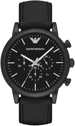 Emporio Armani watch for Men, Chronograph, Stainless Steel Watch, 46mm case size - Best Deal Finder