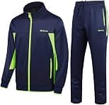 Men's Casual Athletic Tracksuit Long Sleeve Sweatsuit Set Full Zip Running Jacket and Pants 2 Piece Outfits - Best Deal Finder