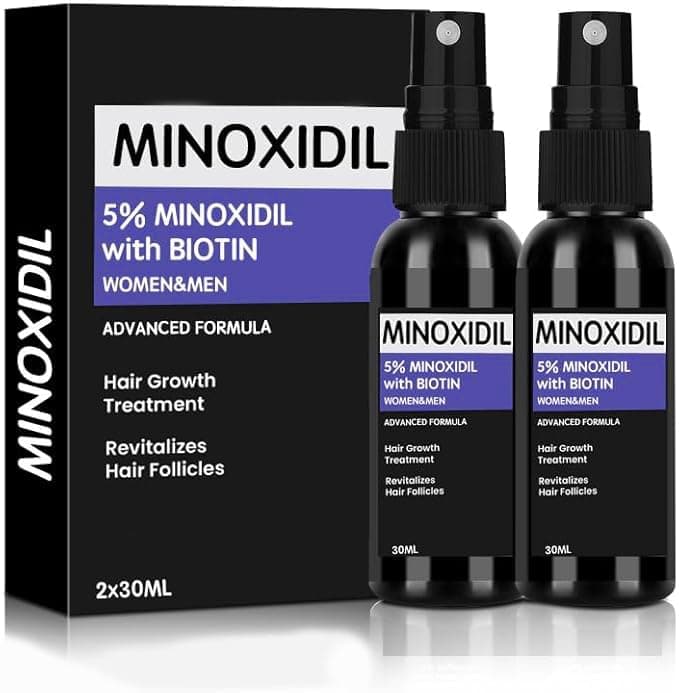 5% Minoxidil Spray for Men Women, 2 pcs 30ml Minoxidil for Women Hair Growth, Minoxidil for Men Hair and Beard Growth Spray on Amazon.ae - Price Tracker
