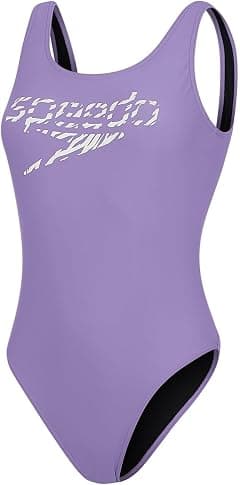 Speedo Women's Logo Deep U-back One Piece Swimsuit - Amazon.ae Price Tracker