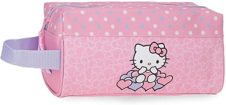 Hello Kitty Hearts & Dots Pencil case Pink 23x12x10cm Polyester L, Pink, Case على Amazon.ae - متتبع الأسعار