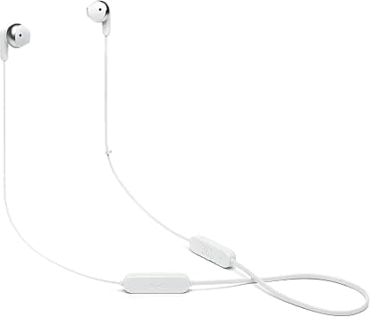 JBL TUNE 215BT - Wireless earbud headphones with Bluetooth 5.0, built-in microphone, and 16 hour battery life, in white على Amazon.ae - متتبع الأسعار
